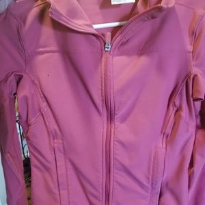 Pink Nike dry fit jacket size small